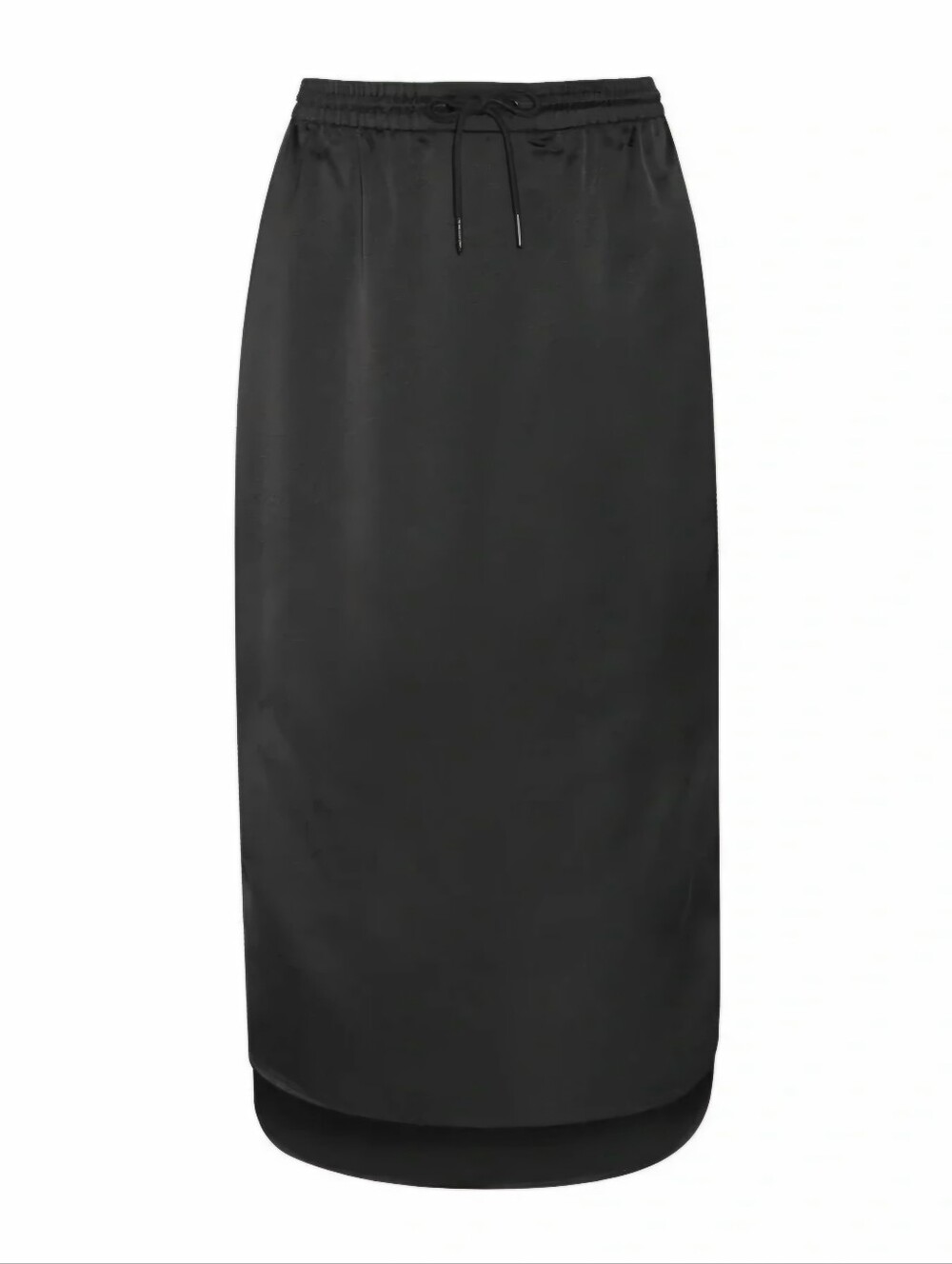 T By Alexander Wang Sporty Satin Midi Skirt